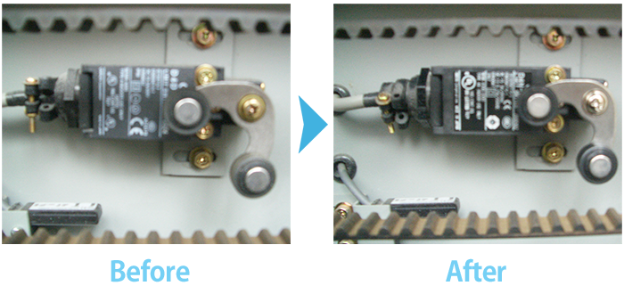 ゲートスイッチ取換え工事